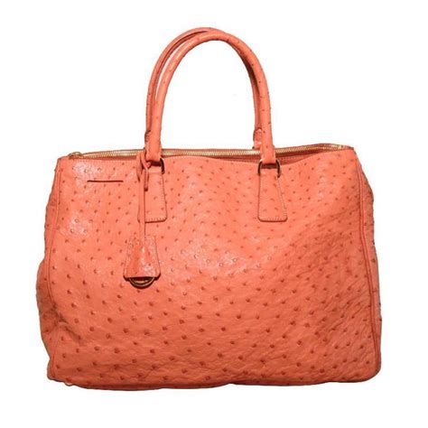 prada ostrich tote|prada galleria leather bag.